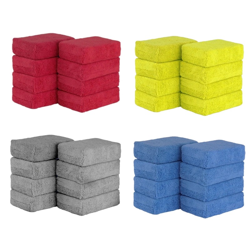 Wax Applicator Pad - Набор из 8 микрофибровых аппликаторов для