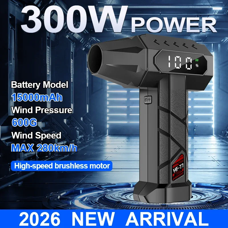 Dryer Car Blower - Мощный турбовентилятор 15000 мАч с 5