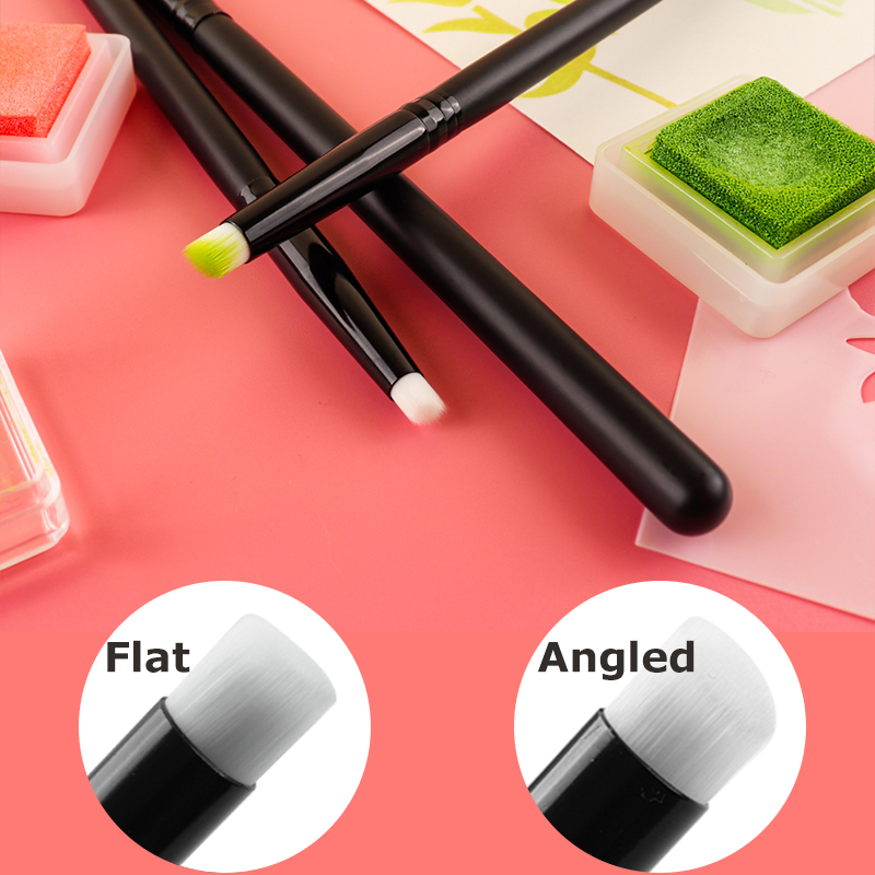 Detailing Brush Set - 3 шт./компл. плоские/угольные подробные кисти для