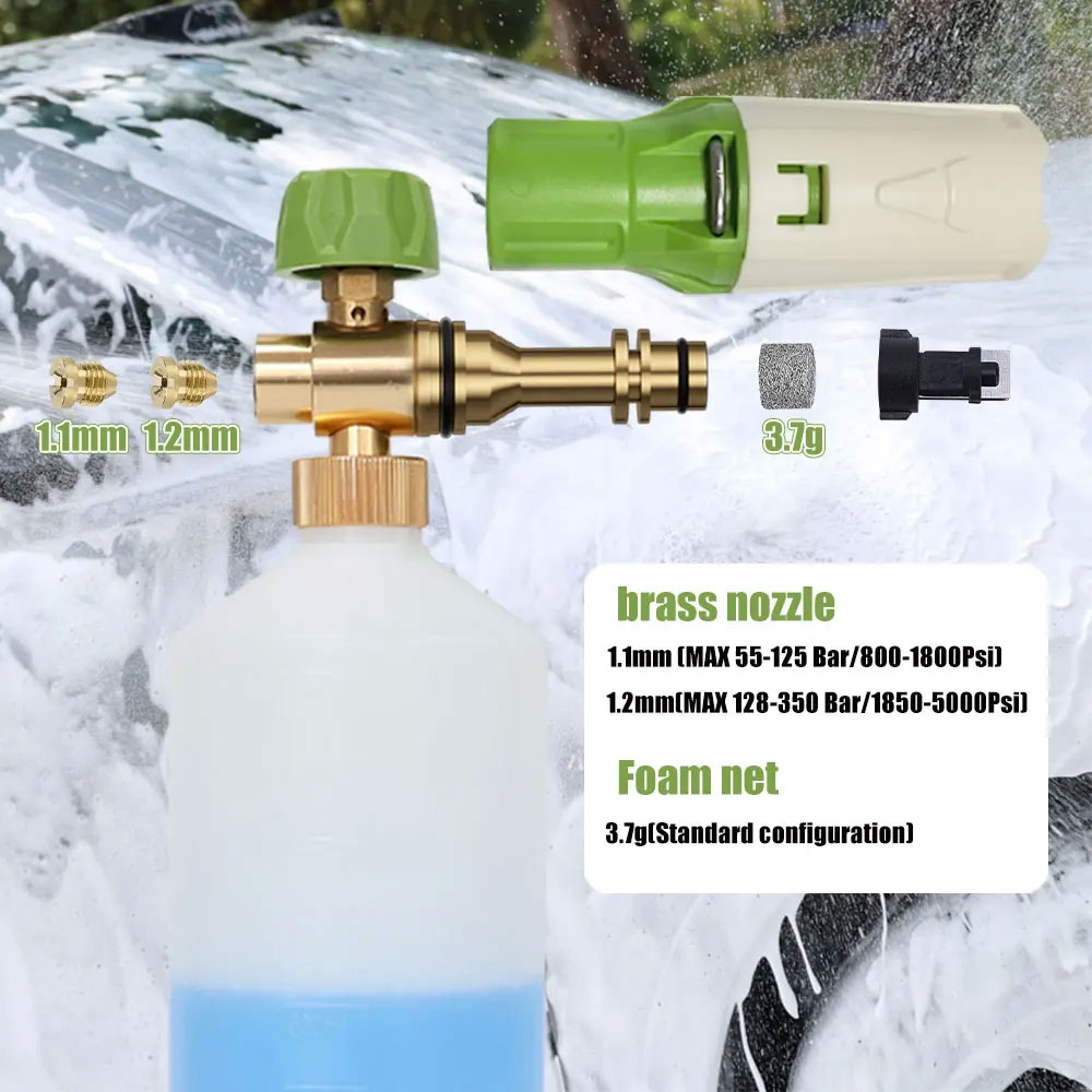Алюминиевый пенопластовый пист – обзор и цена Pressure Washer Foam Gun