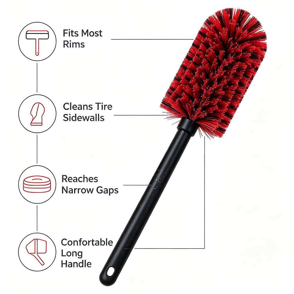 Щетка для чистки автомобильных – обзор и цена Wheel Cleaner Alloy