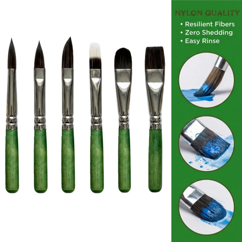 Набор из 6 мини-кистей для рис – обзор и цена Detailing Brush Set
