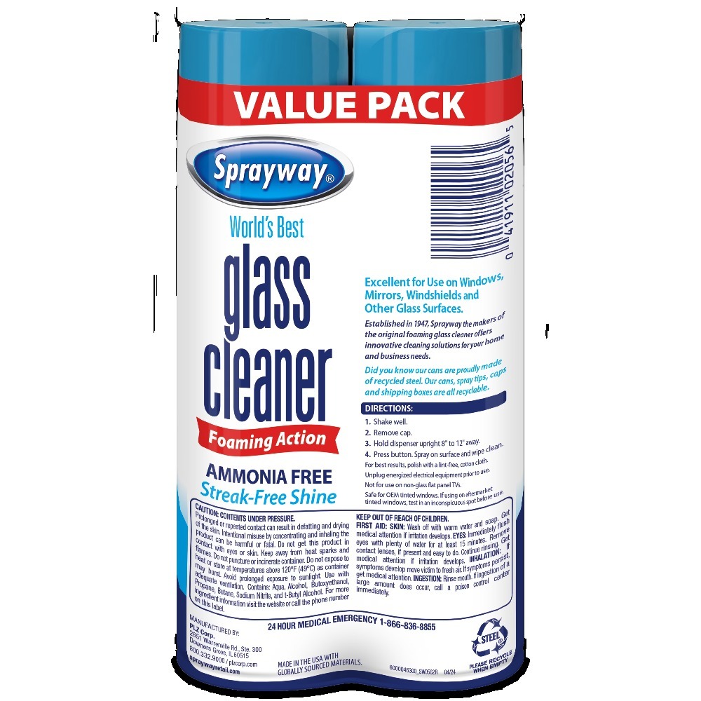 Пенящийся аэрозольный спрей дл – обзор и цена Glass Cleaner Streak