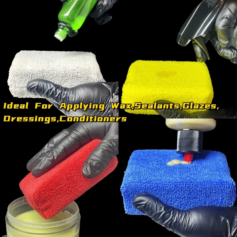 Набор из 8 микрофибровых аппли – обзор и цена Wax Applicator Pad