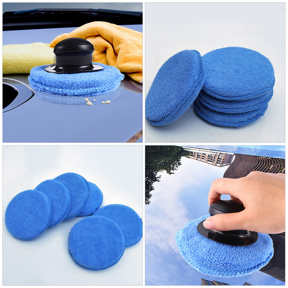 6 шт. губок для нанесения воск – обзор и цена Wax Applicator Pad