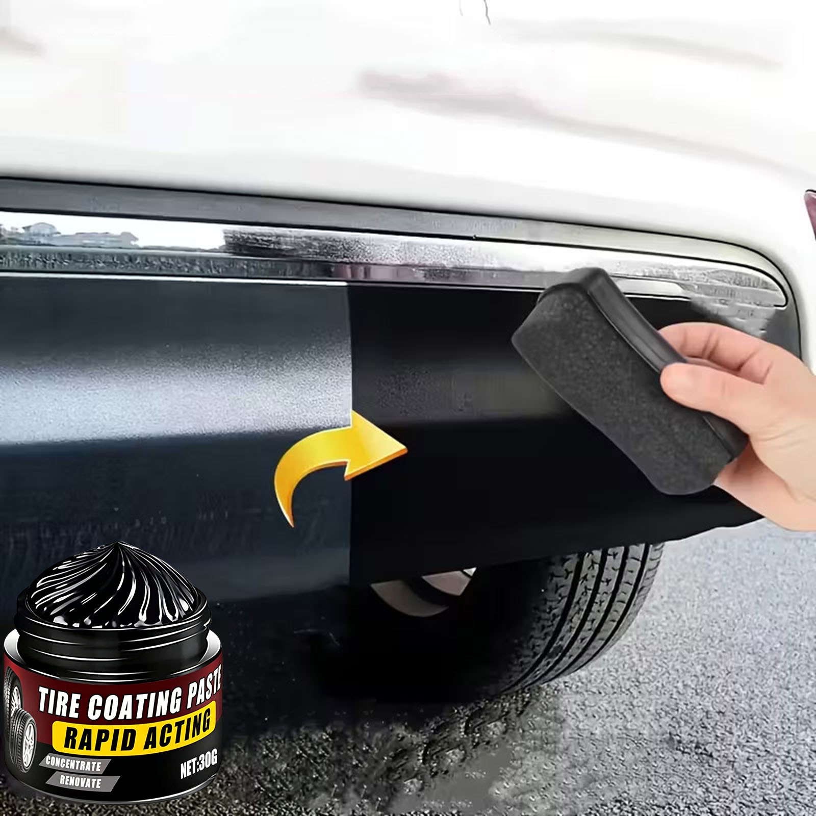 Защитное покрытие для шин от У – обзор и цена Trim Restorer Plastic