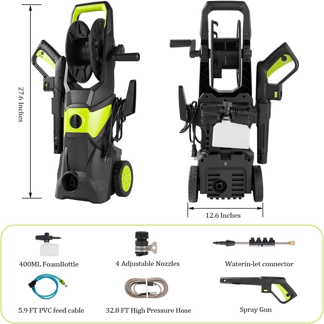 Электрическая мойка высокого д – обзор и цена Pressure Washer Foam Gun